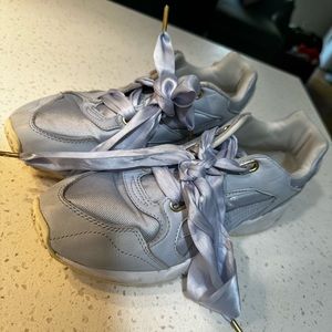 Puma light blue shoes